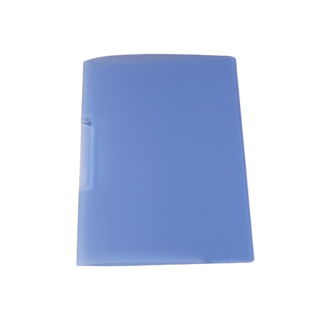 A4 Transparent Side-Opening Rotary Folder with Pull-Rod Clip