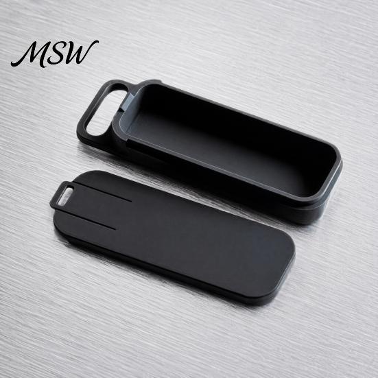 Smooth Surface Storage Bin Rectangular Box, with Slide Top, Durable PLA Desktop Container, Jewelry Space Saving Coin Organizer, for And Hair