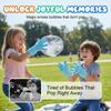 Magic Elastic Bubble Fog Wand Machine Portable Smog Bubble Maker Automatic Bubble Blower for Kids Party Favors