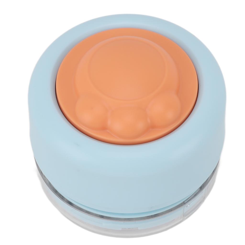 Portable Desktop Vacuum Cleaner Cute Cat Claw Shape Battery Powered Quiet Desk Dust Cleaner for Home School