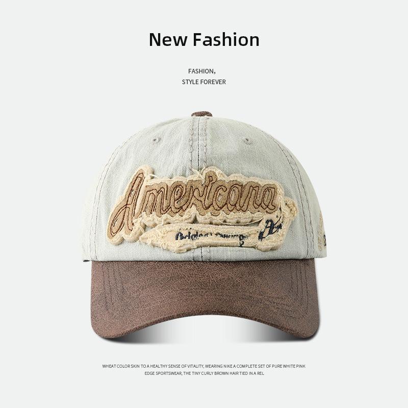 

Punk Letter Baseball Cap for Women Men Hip Hop Retro Snapback Hat Cotton Outdoor Sun Visors Trucker Dad Hats Gorras 54-58cm светло-синий