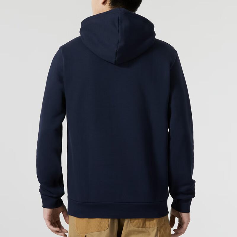 Adidas Originals Solid Logo Running Training Long Sleeve Hoodie Men Hoodie Navy IL1025