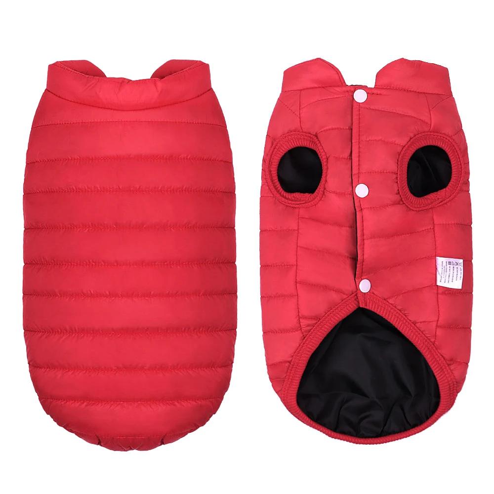 

Winter Cat Clothes Warm Puppy Cats Coat Vest Soft Pet Down Jacket Outfit For Small Medium Dogs Cats Kitten Pets Costume Clothing L червоний