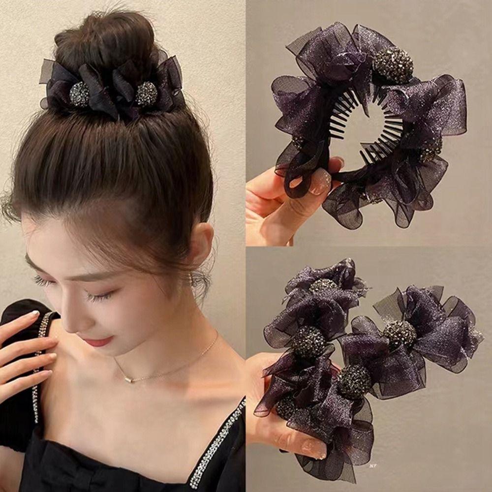 Clip Hair Tie Hair Claw Bow Hair Clip Korean Style Headwear Bownot Hairpin Female Hair Accessories