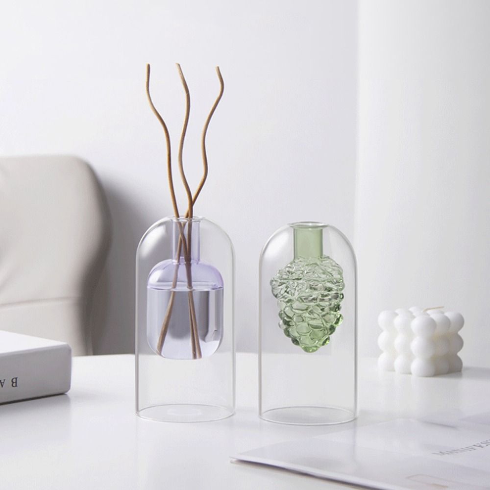 Glass Essential Oil Evaporation Bottle Creative Fragrance Diffuser Bottle  Bedroom