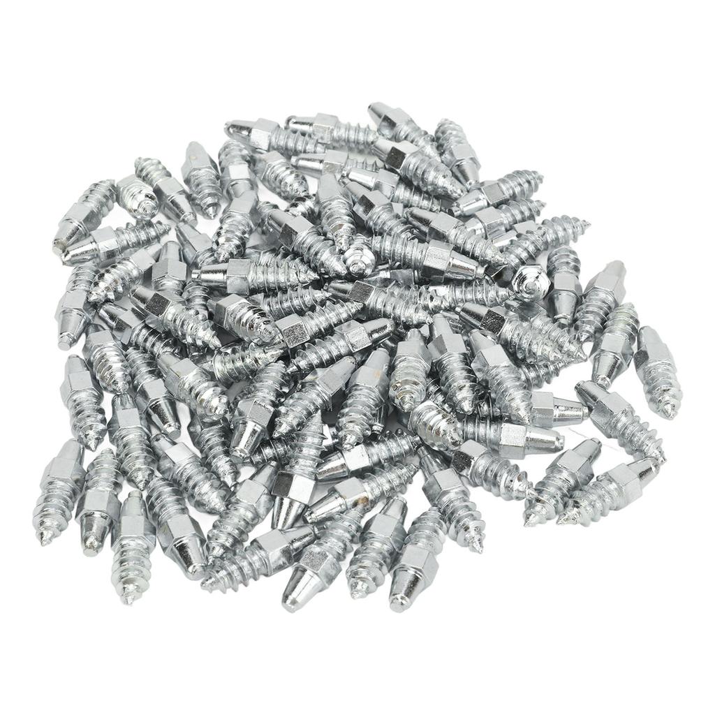 100PCS Tire Spikes Carbide Alloy 21mm Prevent Slip Wheel Tyre Studs for Car Truck Bicycle Boot Motorcycle ATV SUV