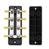 8 Terminal Bus Bar 150A BusBar Block with Cover Ground Distribution Power Distribution Terminal Block for W/ 8 M6 Screws