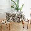 Black Small Tree Tablecloth Small Round Table Printed Tablecloth Round  Suitable for Holiday Dining Rooms, Living Rooms, Family Gatherings