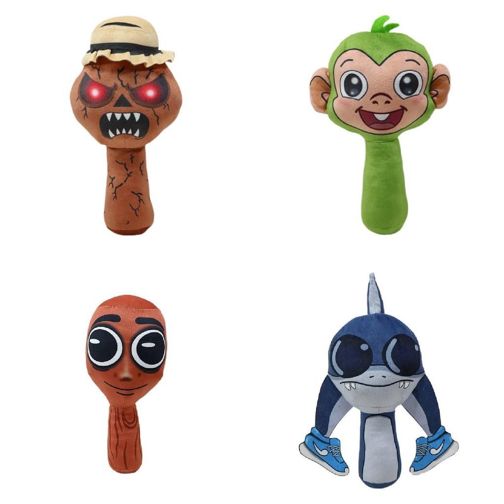 Tung Tung Sprunki Tungsahur Game Shark Plysj Dyr Leketøy Utstoppet Dukke Barn Gave