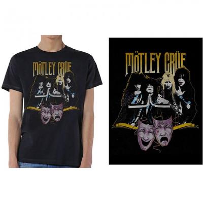 Motley Crue Unisex Adult Theater Vintage T-Shirt