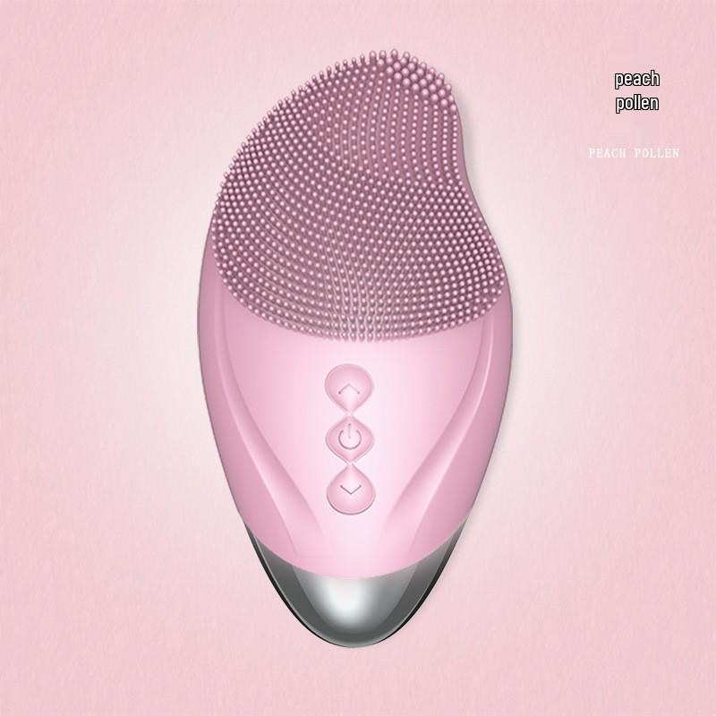 Rechargeable Ultrasonic Silicone Facial Cleansing Brush for Girls