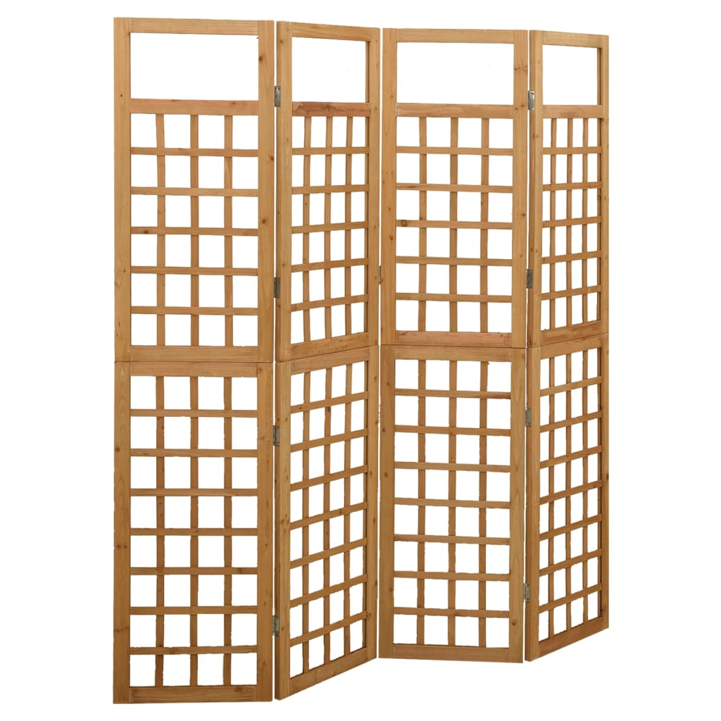 Rankgitter 4-teilig Massivkiefernholz 161 x 180 cm