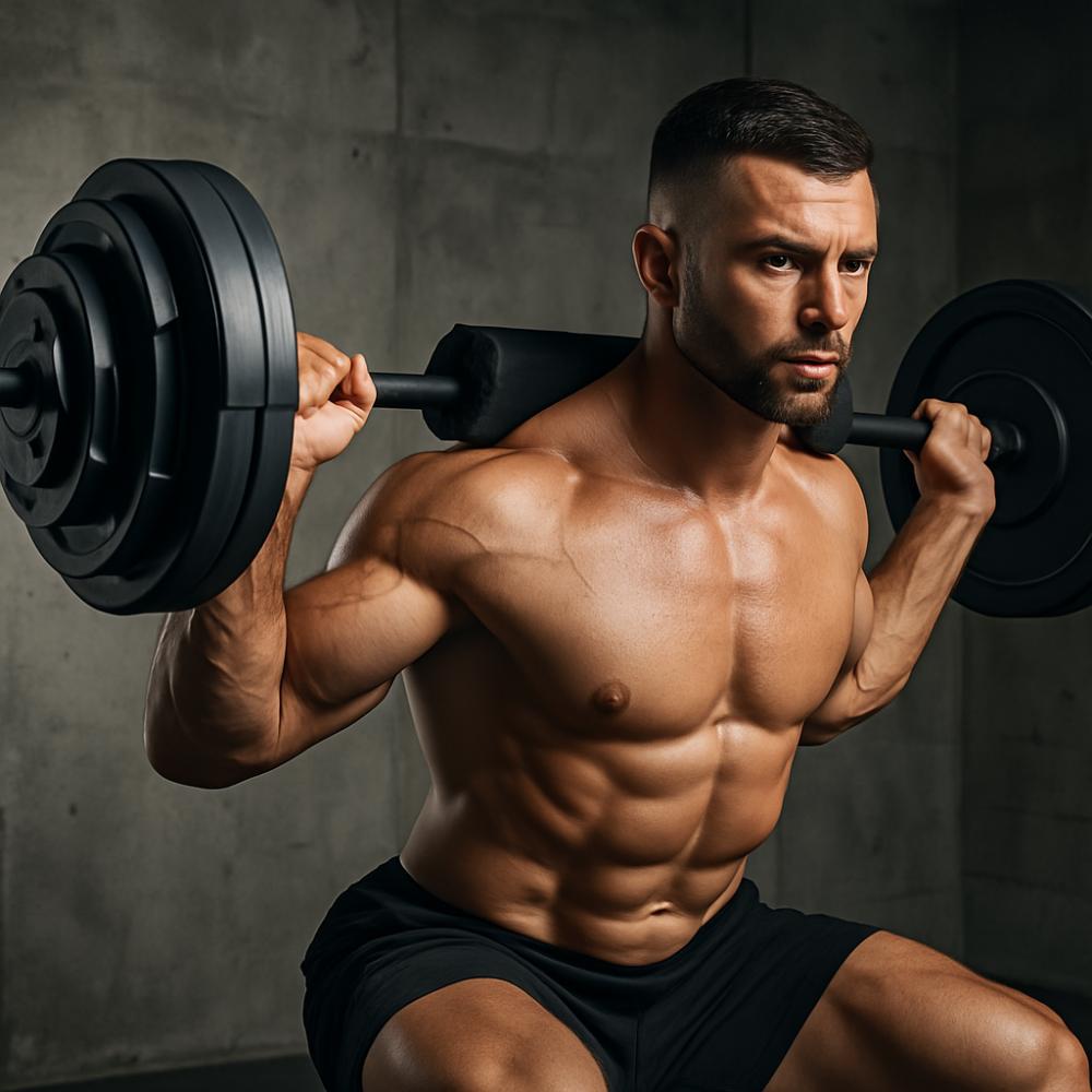 Wear-resistant Barbell Shoulder Pad Thicken Sponge Neck Shoulder Protective Pad  Weight Lifting