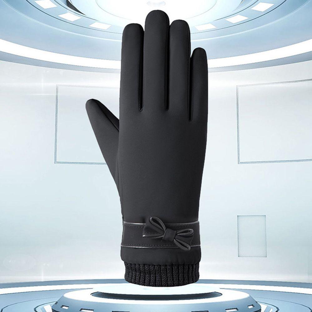 Mănuși de iarnă impermeabile, rezistente la vânt, pentru femei, călduroase, mănuși cu ecran tactil, prietenoase cu pielea