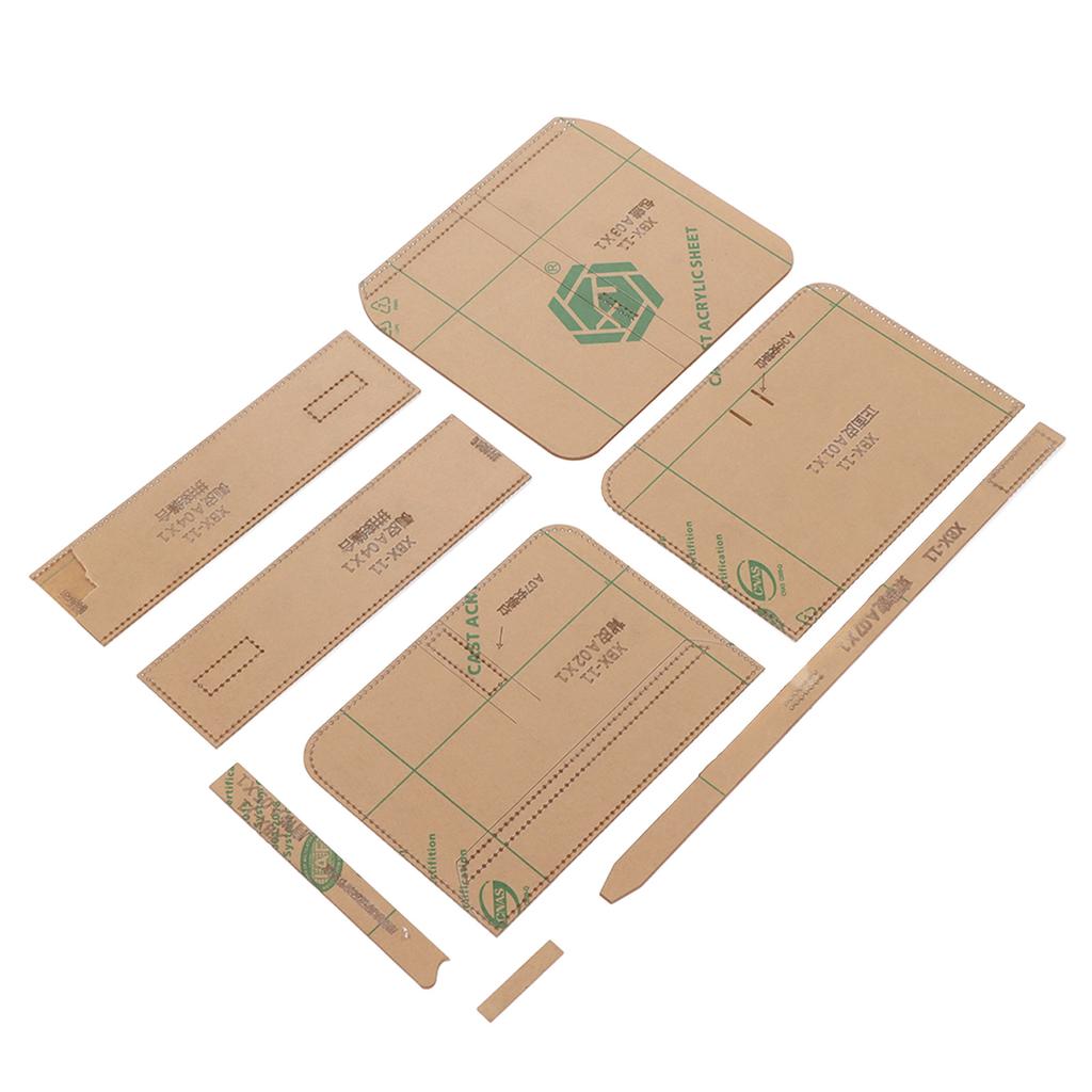 Shoulder Bag Acrylic Template Pattern High Strength Transparent Leather Bag Pattern Kit for DIY