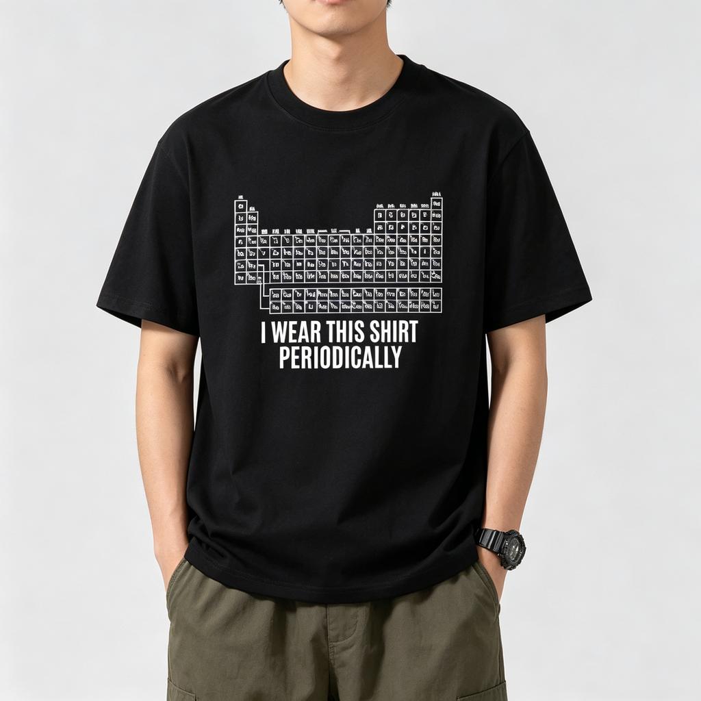 Dr Grace's Periodic Table T-Shirt Project Hail Mary Tshirt Amaze High Quality Cotton Short Sleeve T Shirt