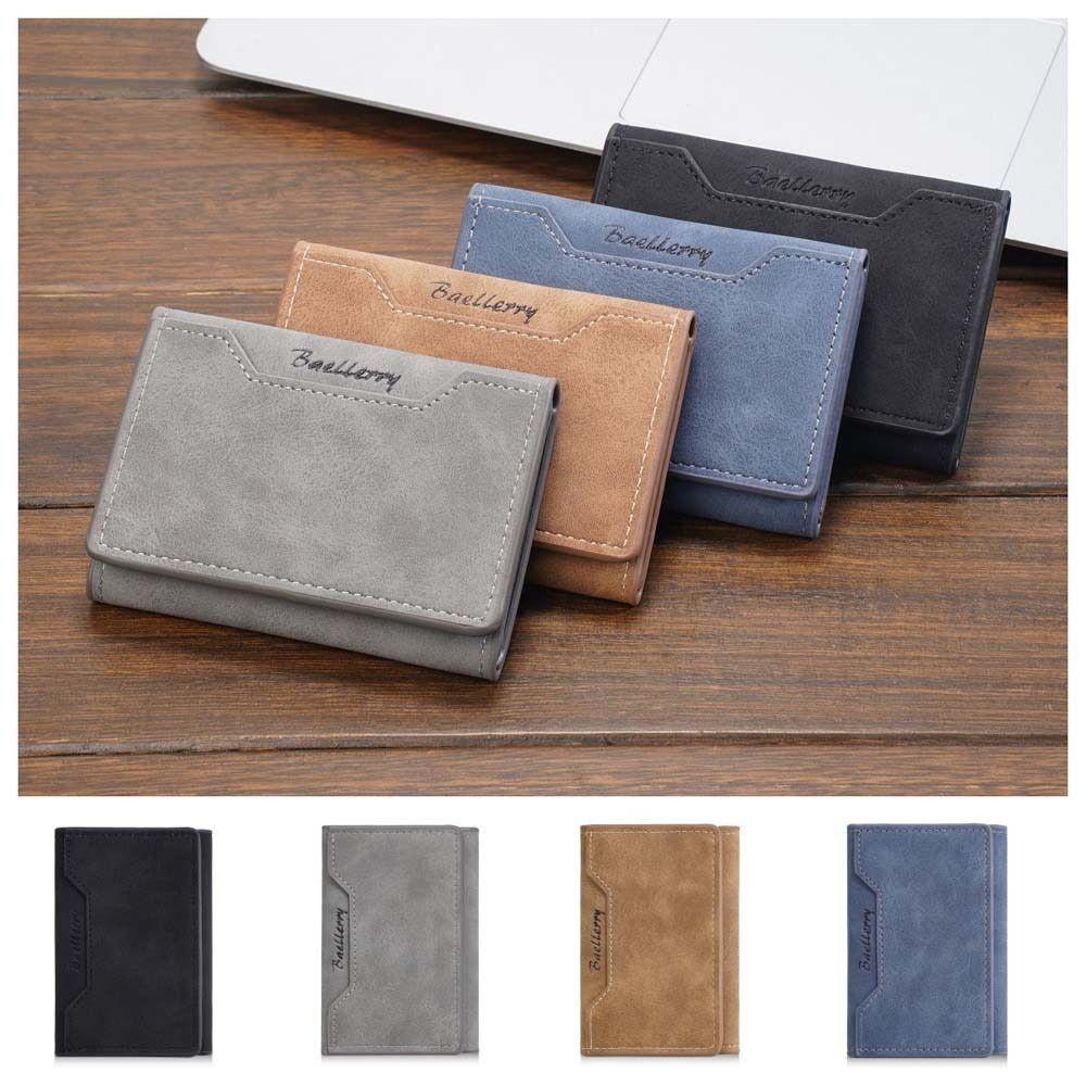 Thin Men Wallet Mini Small Storage Bag Multifunctional Men Coin Purse  Male