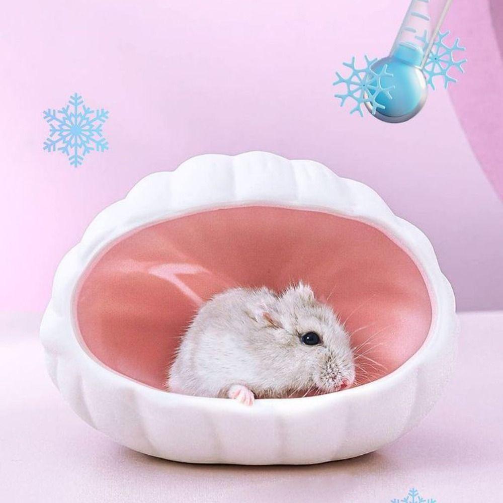Ceramic Hamster Nest Cute Hamster Bed Desktop Ornament Pet Hiding House  Jewelry Storage