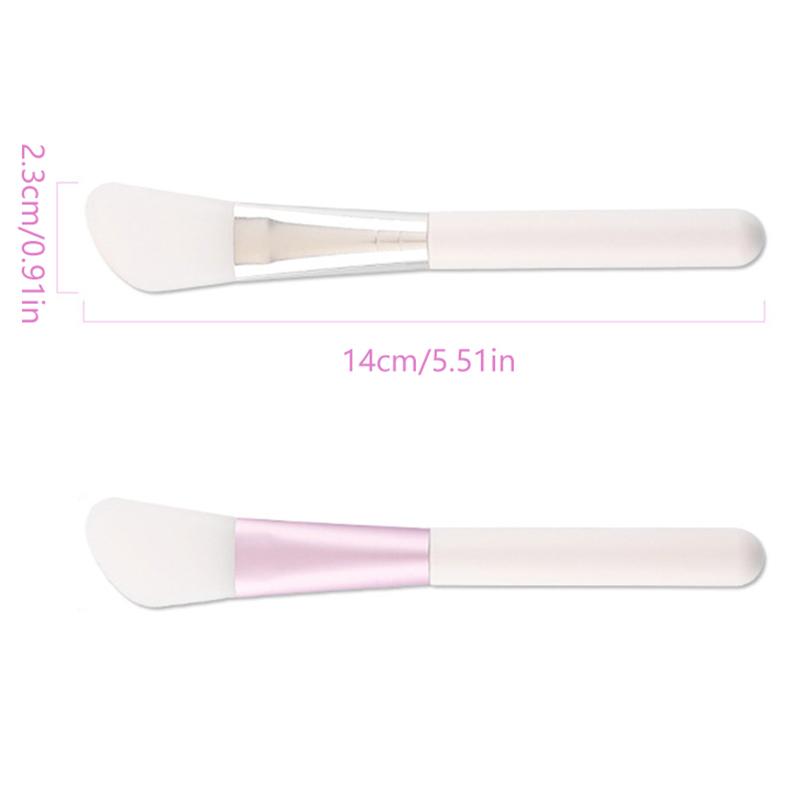 1/2Pcs White Makeup Silicone Facial Mask Brush Professional Mud Cream Brushes Diy Skin Care Foundation Gel Cosmetic Beauty Tool