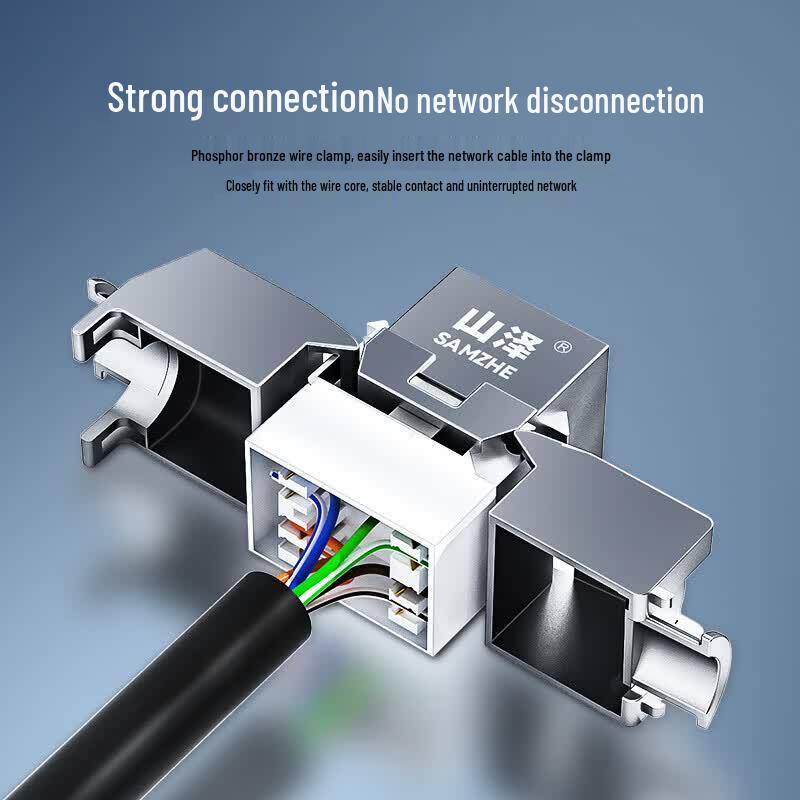 Shanze WPB-016 RJ45 Zinc Alloy Network Connector