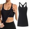 Breathable And Shock-absorbing Sports Bra With Chest Cushion And Herringbone Thread Top For External Wear