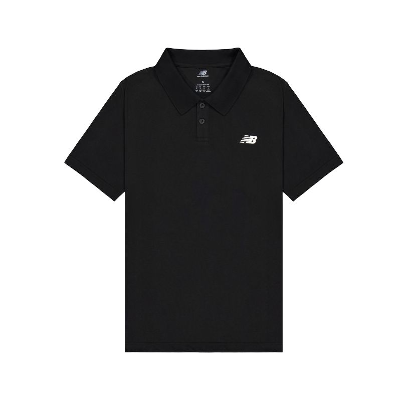 New Balance SS25 Polo Shirt Men s Black MT51519-BK M