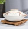 Heat Insulation Wooden Mat Iron Plate Bottom Board Bowl BBQ Square Wood Pad Stone Casserole Pot Pad Placemat for Dining Table