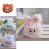 Baby Three Rabbit Plush Keychain With Pp Cotton Filling For Kids Collectibles