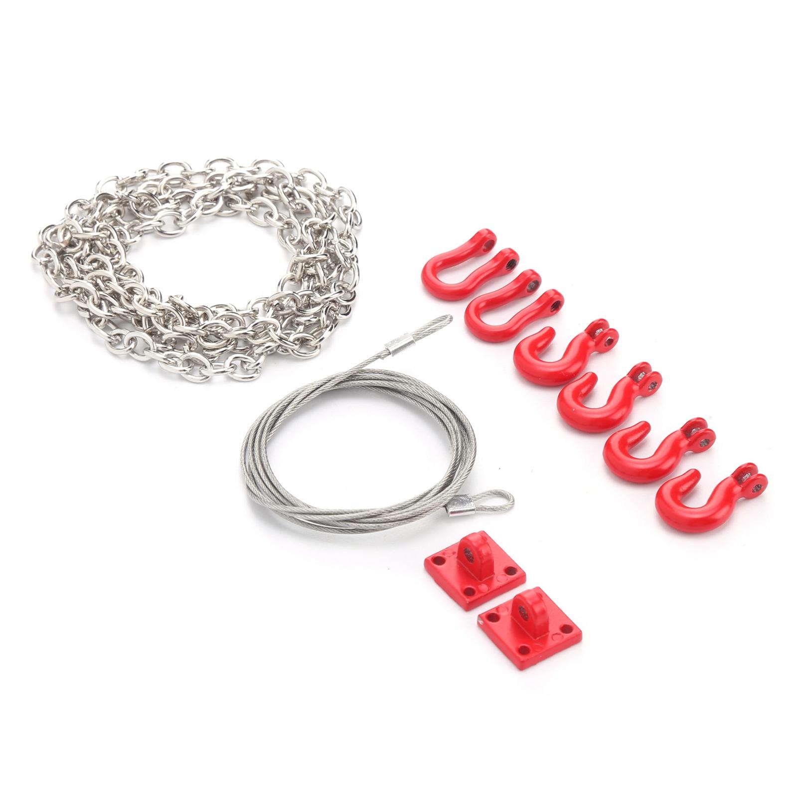

Metal Trailer Hook Tow Chain Shackle Bracket for 1/10 RC Crawler RC Model Cars Parts