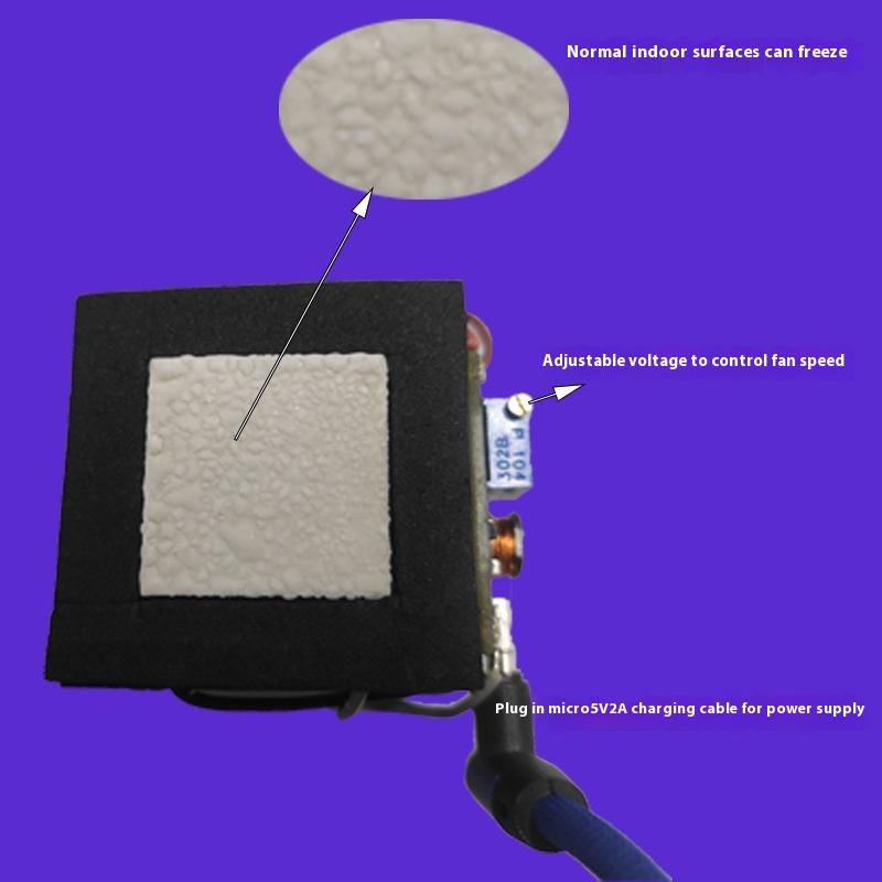 1 Set 40*40Mm Semiconductor Refrigeration Chip Sr-01 5V Diy Thermoelectric Cooler Peltier Elemente Module