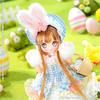 Azone International Akai Camera X SugarCups Bisquetina ~Happy Easter Bunny~ 1/12 Scale Soft Vinyl Head Collector's Scale Doll