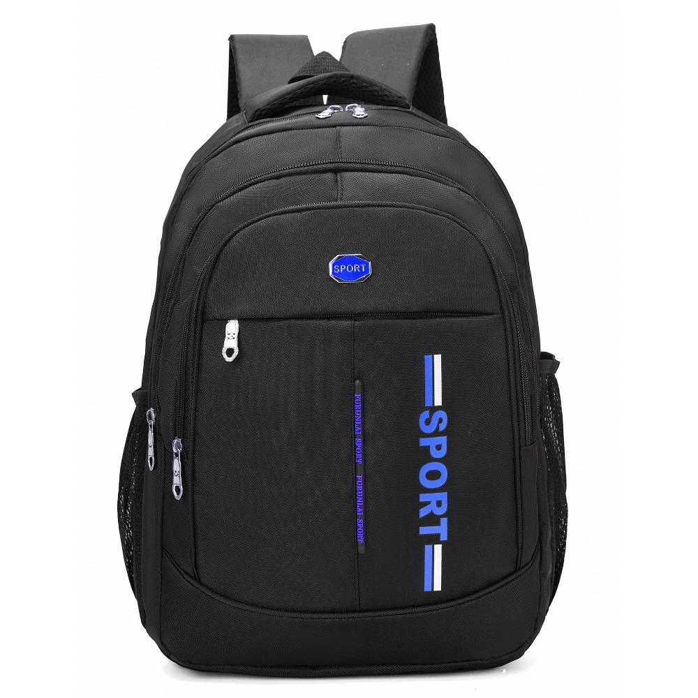 Universal Ergonomic Men Backpack Wear Resistant Large Capacity Business Backpack Casual Style Oxford Cloth Computer Bag Hiking