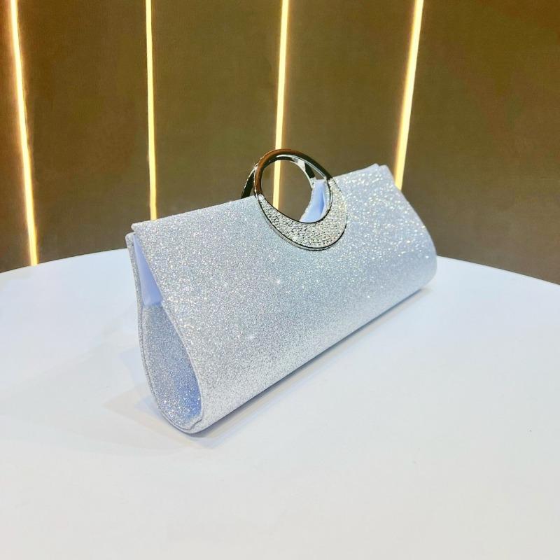 Dinner Bag: Shiny Handbag, Single-shoulder Crossbody Bag, Light Luxury Diamond-encrusted Elegant Clutch