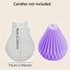 1pc pear shaped silicone candle mold, irregular silicone mold, suitable for making aromatherapy candles and resin crafts