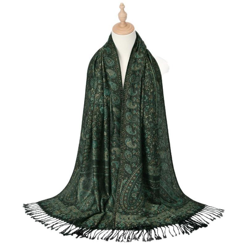 Spring and summer new cashew fringed long scarf Xiyin hot-selling popular outer shawl long scarf women