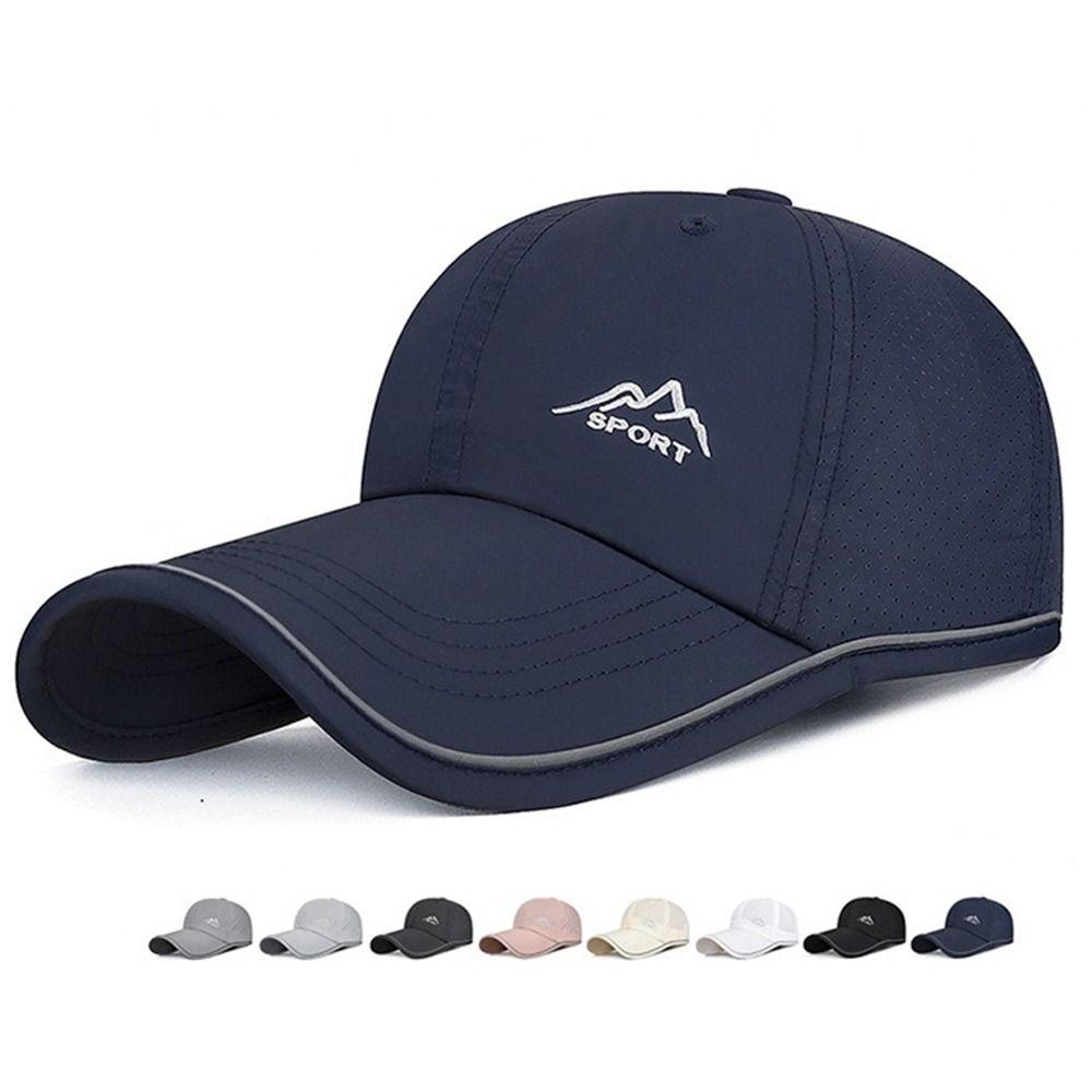 Breathable Sun Hat Quick Dry Running Hat Fashion Mesh Baseball Cap Tennis