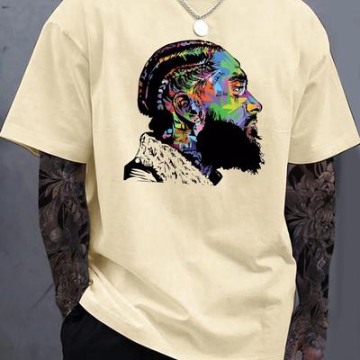 Printed Cotton Casual Tshirt with Round Neck Featuring A Personalized and Relaxed Style Pure Cotton Streetwear Unisex Harajuku