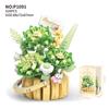 Flower Basket Series Micro-Particle Building Blocks: Sunflower & Succulent Potted Plants – Lego Compatible Toys