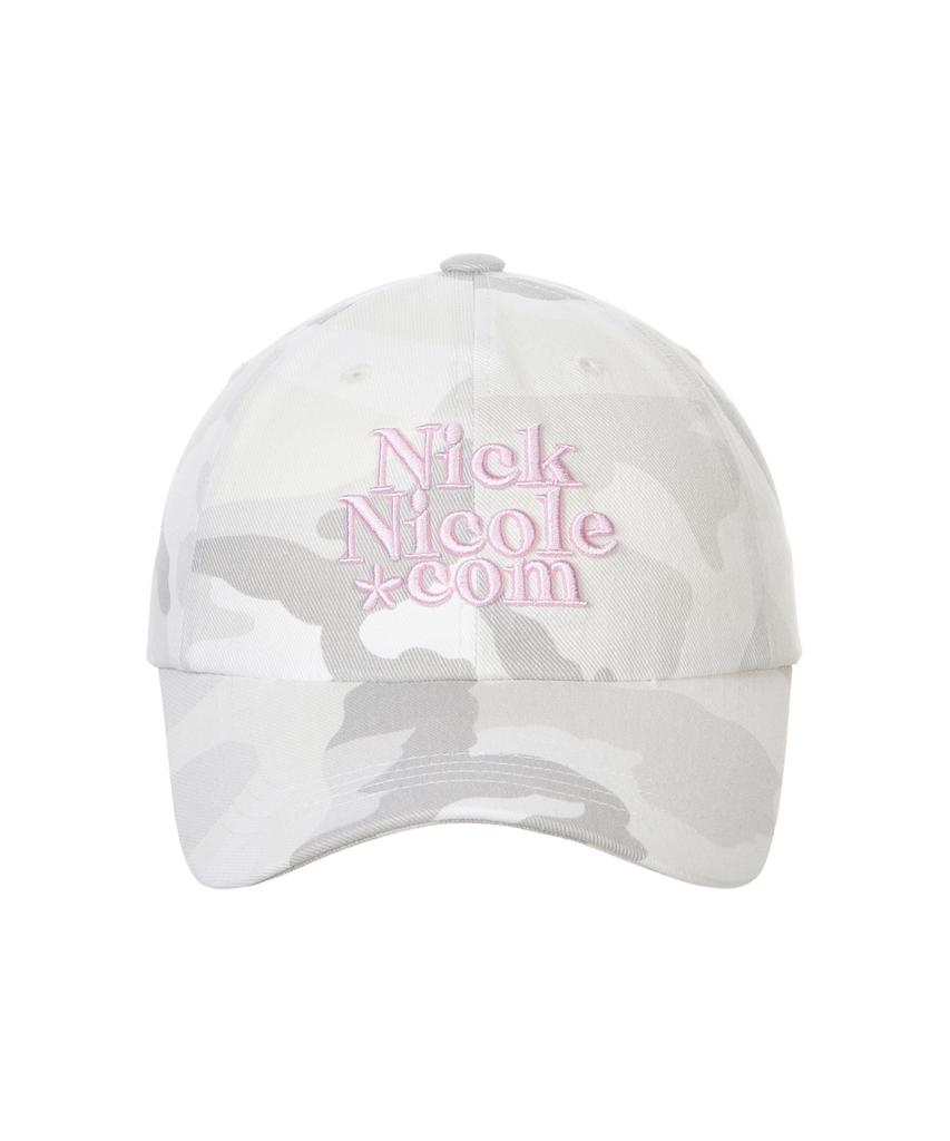 Nigaennikol Nn Dotcom Signature Ball Cap_Camo Ivory Pink