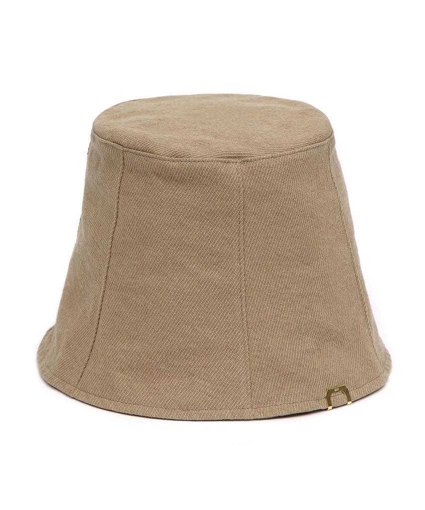 Eondeokeonteulolseutyudio Clip Label Cotton Twill Four Seasons Bucket Hat Stand Bucket / Bio H Twill / Desert