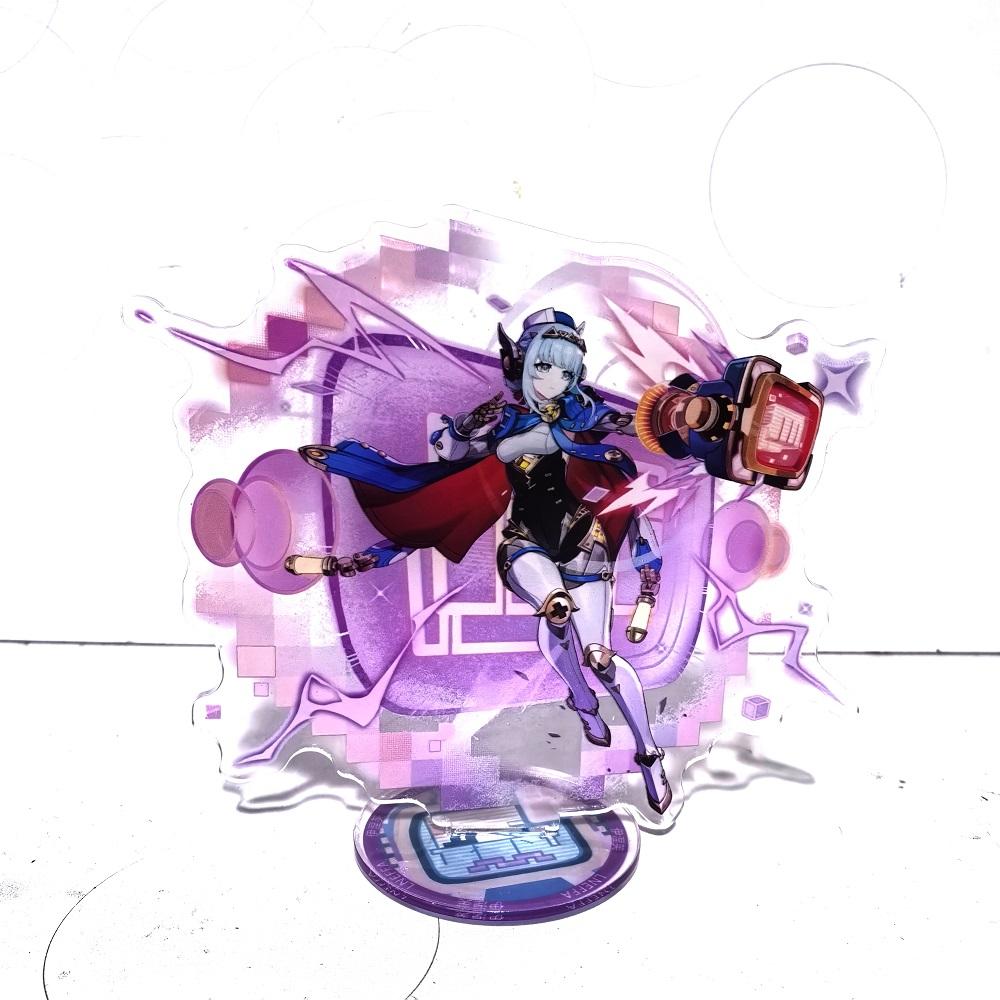 Anime Aktivität Genshin Impact Standmodell Acryl Actionfigur Xilonen Kinich Mualani Kreatives Spielzeug Geschenk toll für den täglichen Gebrauch