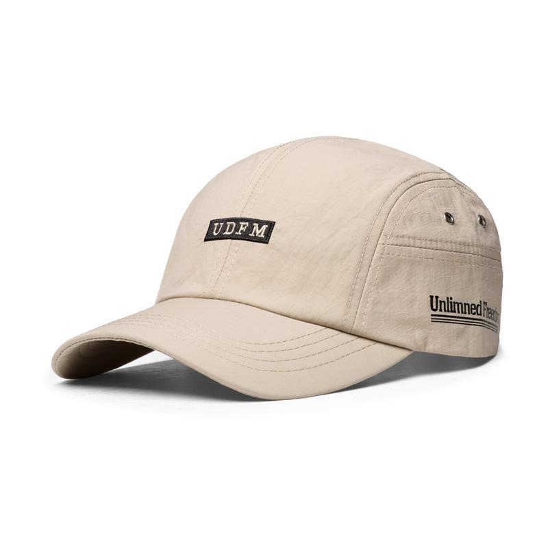 Quick-drying Waterproof Baseball Cap Men's Spring and Summer Outdoor Mountaineering Soft Top Thin Cap Breathable Sunscreen Visor