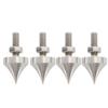 HiFi Speaker Spike Shockproof Stainless Steel Speaker Isolation Feet Spikes for Amplifier CD DVD Player 4pcs M6
