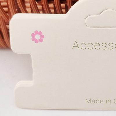 50Pcs Display Cards For Hair Cord Hairpin Handmade Diy Jewelry Cardboard Package