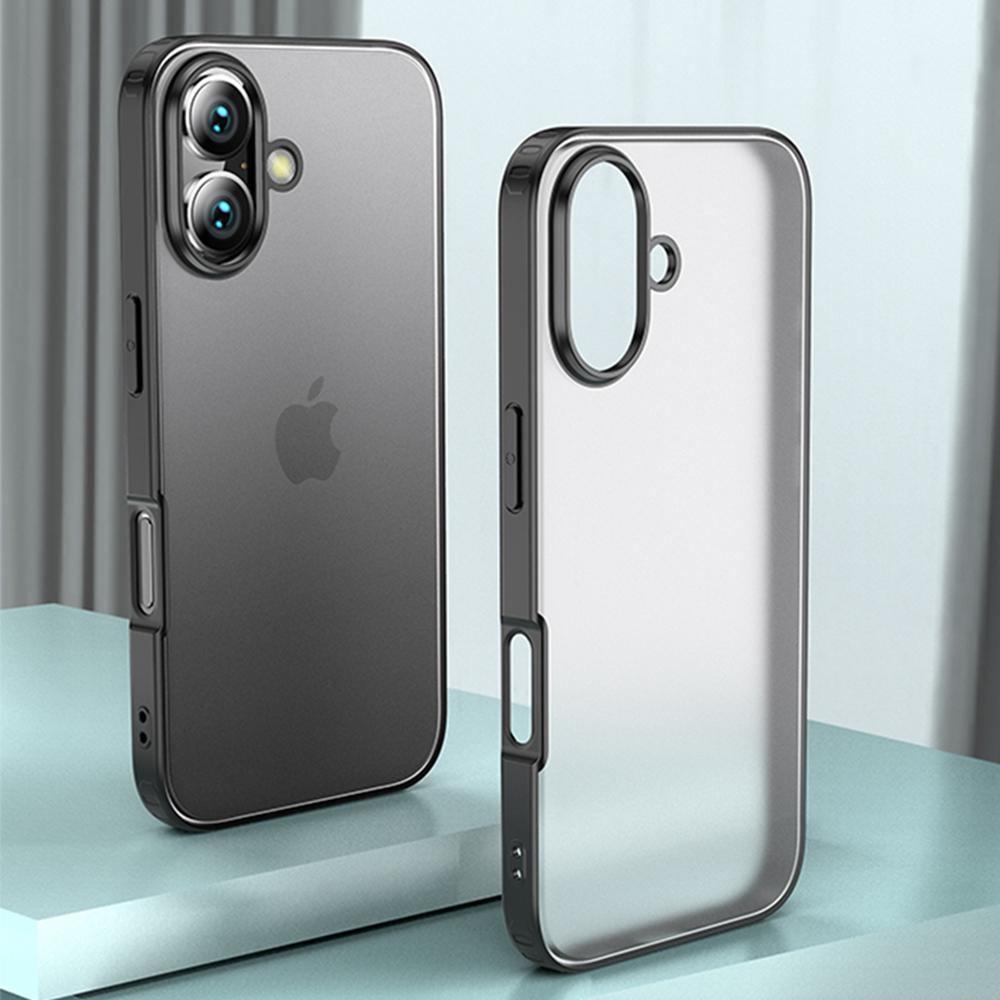 For iPhone 16 Case PC+TPU Phone Cover Airbag Protection