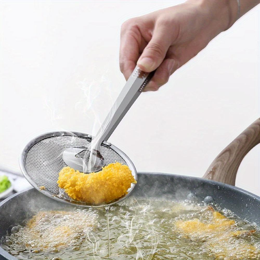 1PC Frying Cooking Filter Clamp Multi Functional Frying Food Filter Clamp Handheld Cooking Tool Kitchen Small Tool