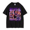 Rhea Ripley Actionfigur 90-tal Vintage Grafisk T-shirt Herr Damkläder Harajuku Hip Hop Gotisk Cool Överdimensionerade T-shirts Toppar