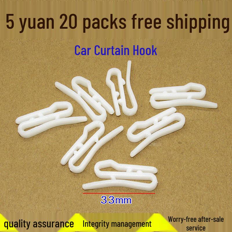 

Yutong Higer Golden Dragon Coaster Bus Window Curtain White S Hook Buckle 10 pieces
