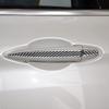 Real Carbon Fiber Car Accessories Door Handle Strip Decorative Trim Cover Soft Sticker For BMW X5 F15 2014-2018 X6 F16 2015-