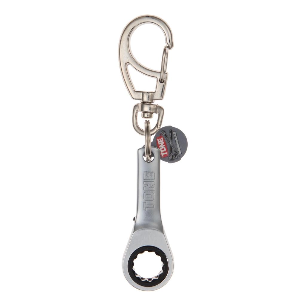 TONE Reversible Ratchet Wrench 10mm Wrench Size G-032 Keychain,